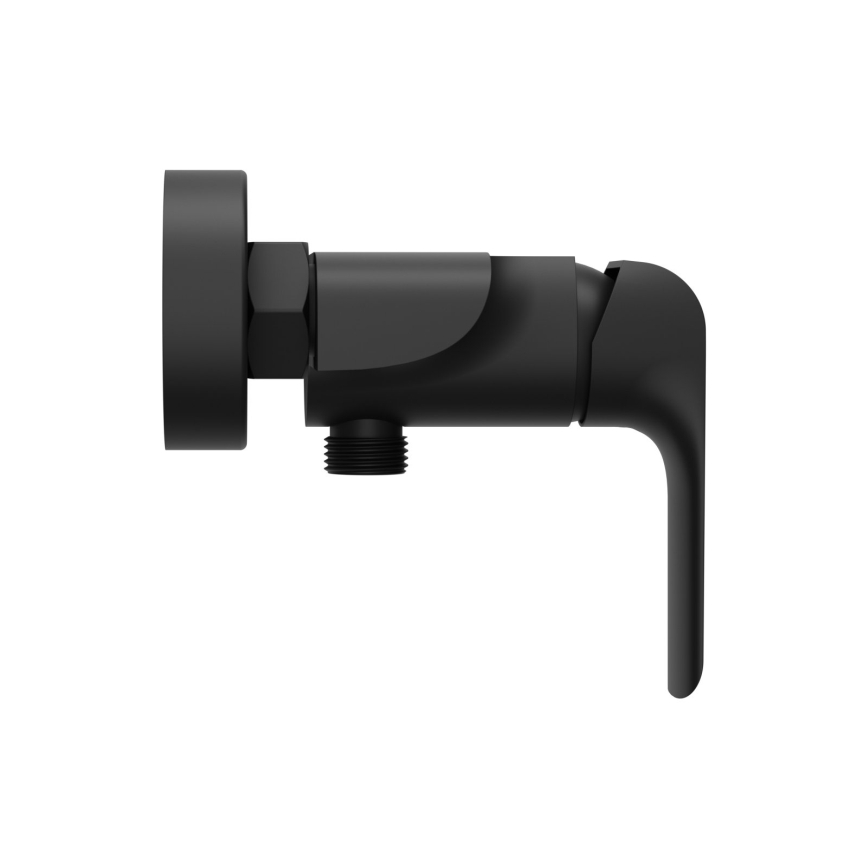 Ravak X070177 - Misturador de duche FLAT preto mate