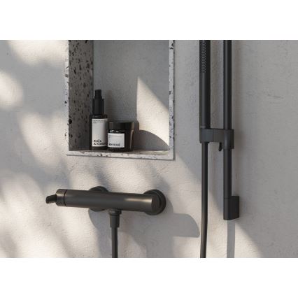 Ravak X070187 - Misturador de duche PURI preto