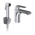 Ravak X070438 - Torneira de lavatório com ducha de bidé FLAT cromo brilhante