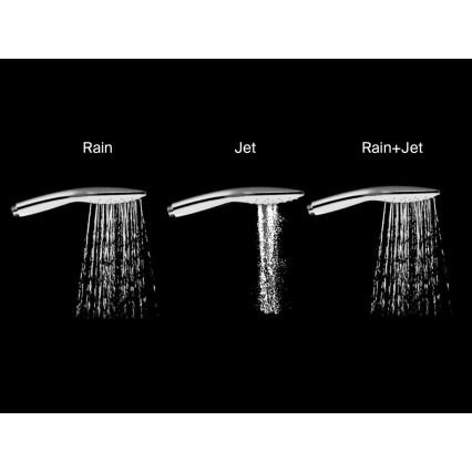 Ravak X070442 - Conjunto de duche com bateria termostática FLAT cromado brilhante
