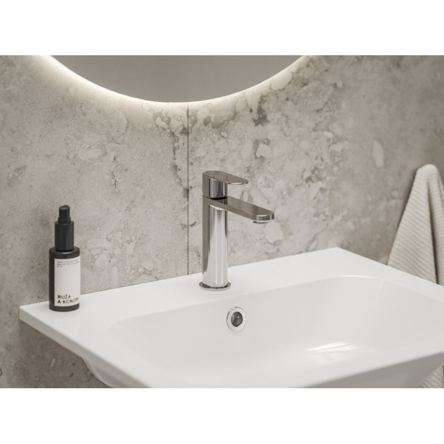 Ravak X070446 - Misturadora para lavatório CHROME 17,7 cm cromado brilhante
