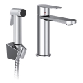 Ravak X070450 - Torneira para lavatório com ducha higiénica CHROME cromado brilhante