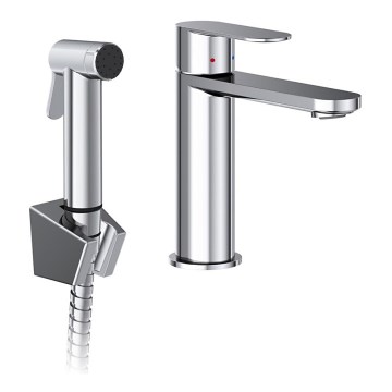 Ravak X070450 - Torneira para lavatório com ducha higiénica CHROME cromado brilhante