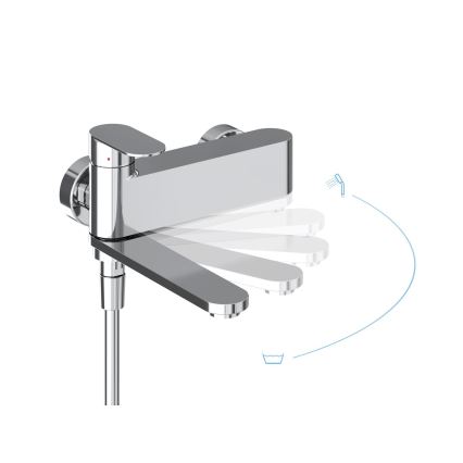 Ravak X070451 - Misturador de banheira CHROME, cromado brilhante