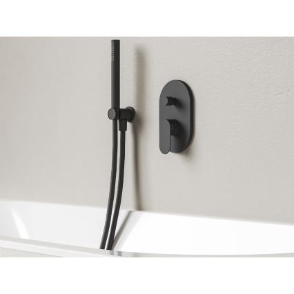 Ravak X070466 - Misturador de duche para instalação encastrada CHROME preto