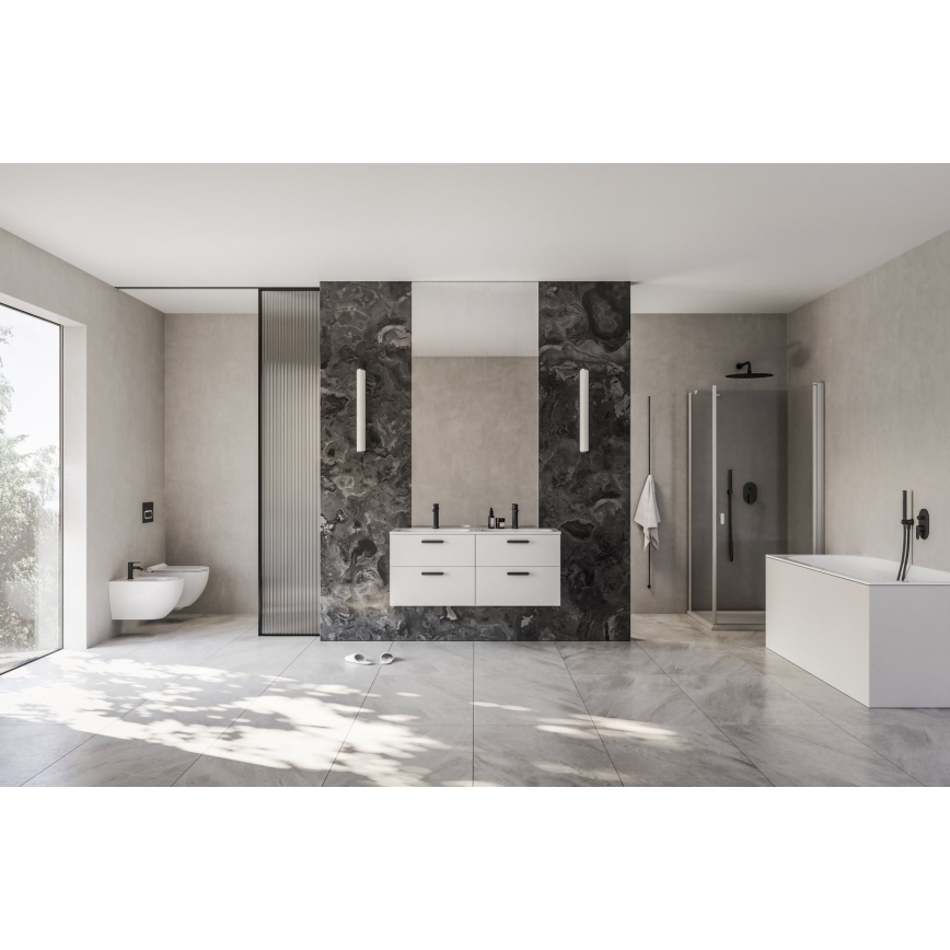 Ravak X070466 - Misturador de duche para instalação encastrada CHROME preto