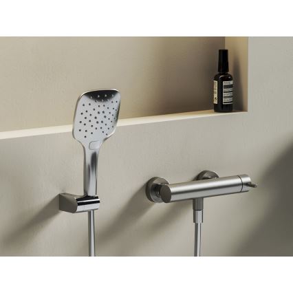 Ravak X070647 - Misturador de duche NOX em aço inox escovado