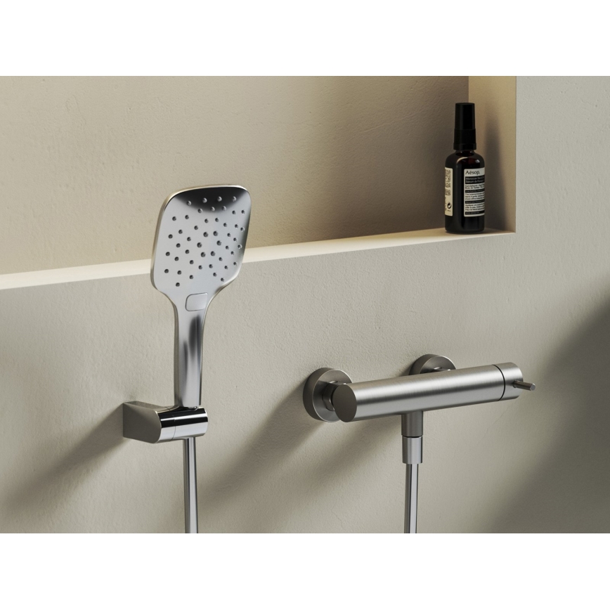 Ravak X070647 - Misturador de duche NOX em aço inox escovado