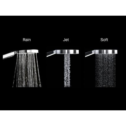 Ravak X07P009 - Duche de mão FLAT, acabamento cromado brilhante