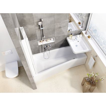 Ravak X07P012 - Barra de duche 66,5 cm cromado brilhante