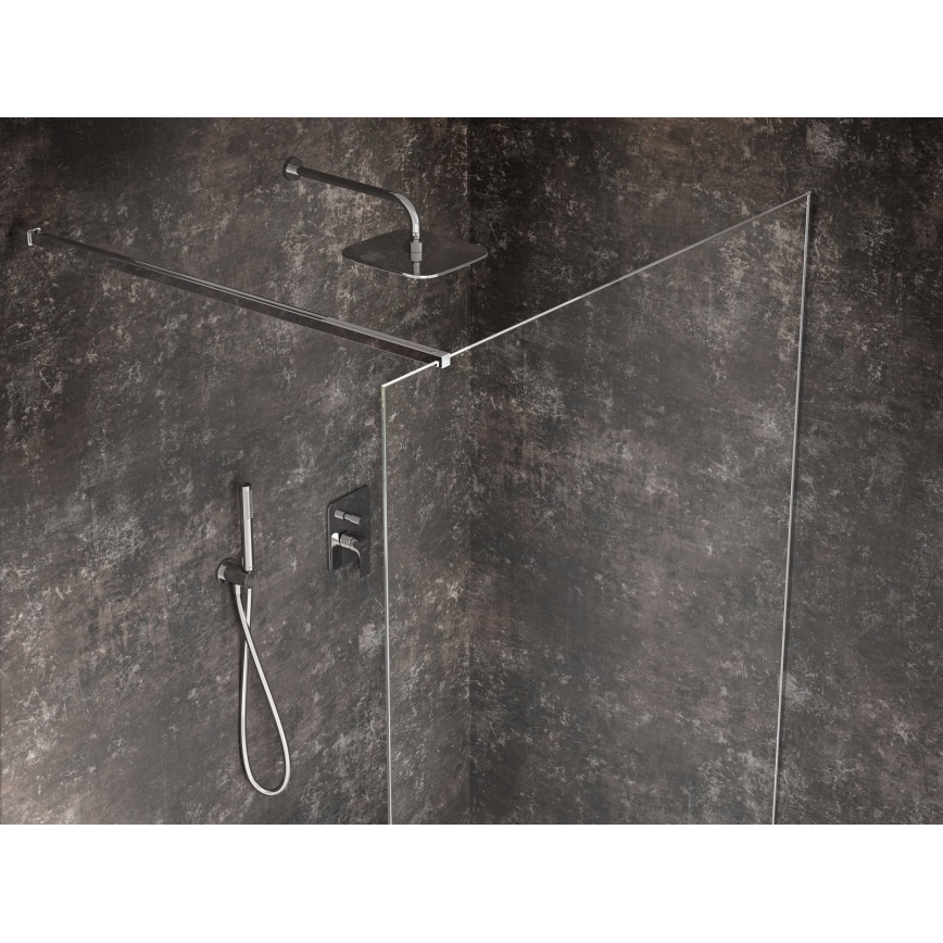 Ravak X07P176 - Mangueira de duche em plástico, 150 cm, cromado brilhante