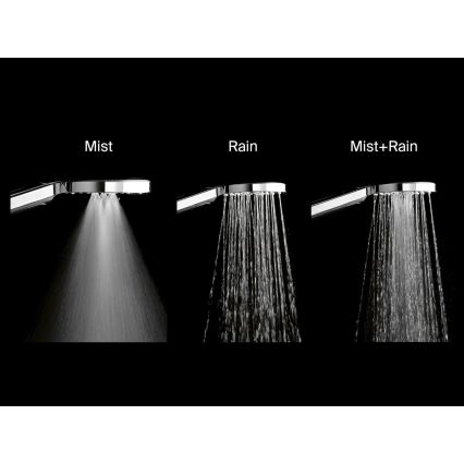 Ravak X07P233 - Chuveiro de mão com botão FLAT, acabamento cromado brilhante