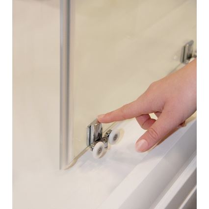 Ravak X1LM70C00Z1 - Cabine de duche de canto BLIX SLIM de quatro painéis 90x90 cm, cromado brilhante