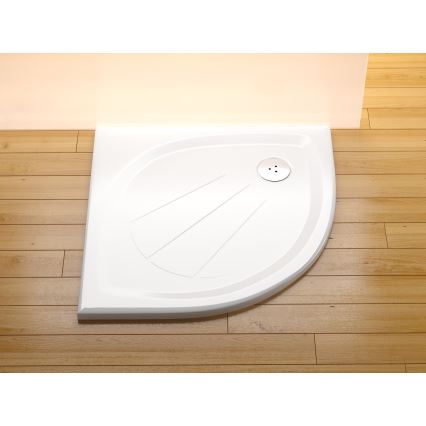 Ravak XA237701010 - Plato de duche em quadrante ELIPSO 90x90 cm branco