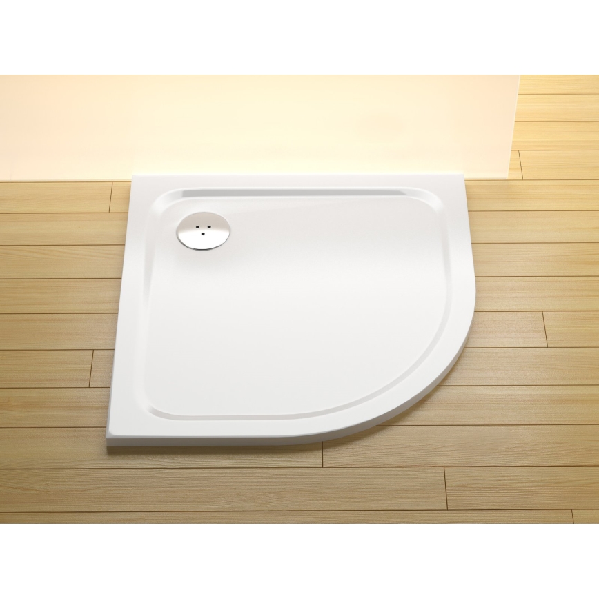 Ravak XA247701010 - Base de duche quadrante ELIPSO 90x90 cm branca