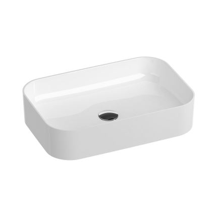 Ravak XJX01155002 - Lavatório de bancada CERAMIC SLIM 55x37 cm cerâmica/branca