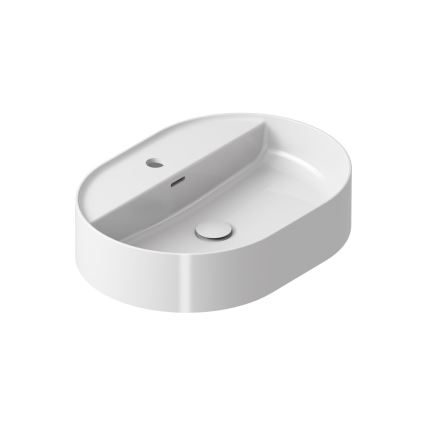 Ravak XJX01155003 - Lavatório de bancada CERAMIC SLIM 55x40 cm em cerâmica branca