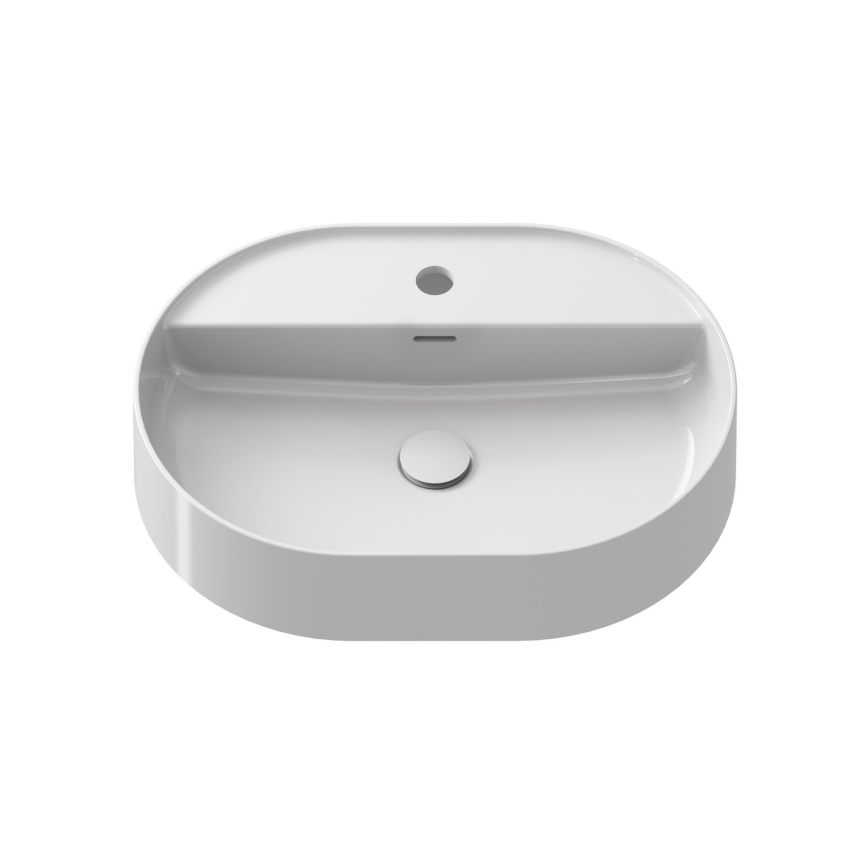 Ravak XJX01155003 - Lavatório de bancada CERAMIC SLIM 55x40 cm em cerâmica branca