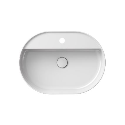 Ravak XJX01155003 - Lavatório de bancada CERAMIC SLIM 55x40 cm em cerâmica branca