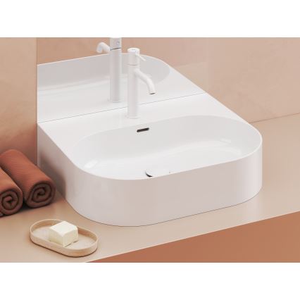 Ravak XJX01155004 - Lavatório para bancada CERAMIC SLIM 55x45 cm cerâmica/branco