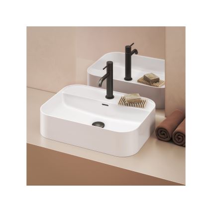 Ravak XJX01155005 - Lavatório de sobrepor CERAMIC SLIM 55x40 cm cerâmica/branco