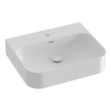 Ravak XJX01155006 - Lavatório de bancada CERAMIC SLIM 55x45 cm cerâmica/branco