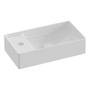 Ravak XJX01240000 - Lavatório de bancada VEDA SLIM 40 x 22 cm cerâmica/branco