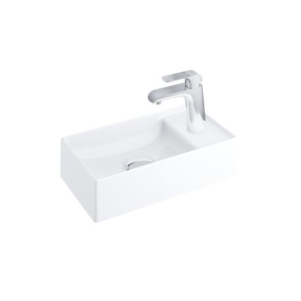 Ravak XJX01240000 - Lavatório de bancada VEDA SLIM 40 x 22 cm cerâmica/branco