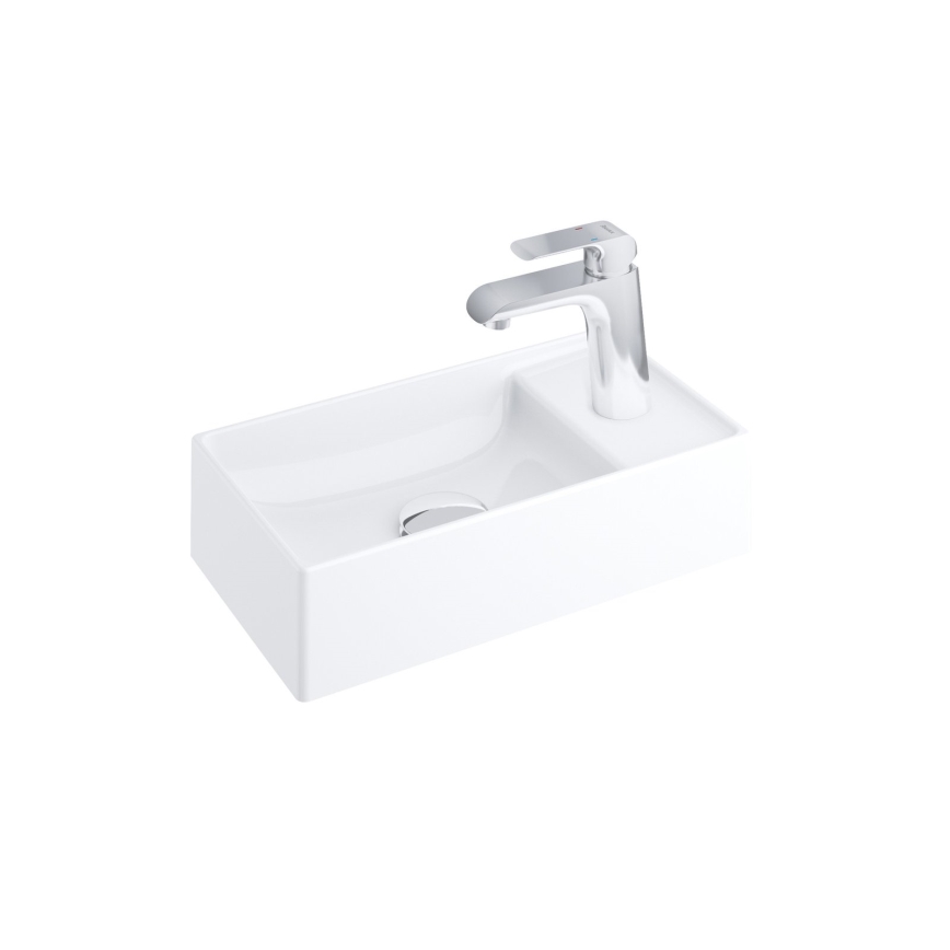 Ravak XJX01240000 - Lavatório de bancada VEDA SLIM 40 x 22 cm cerâmica/branco