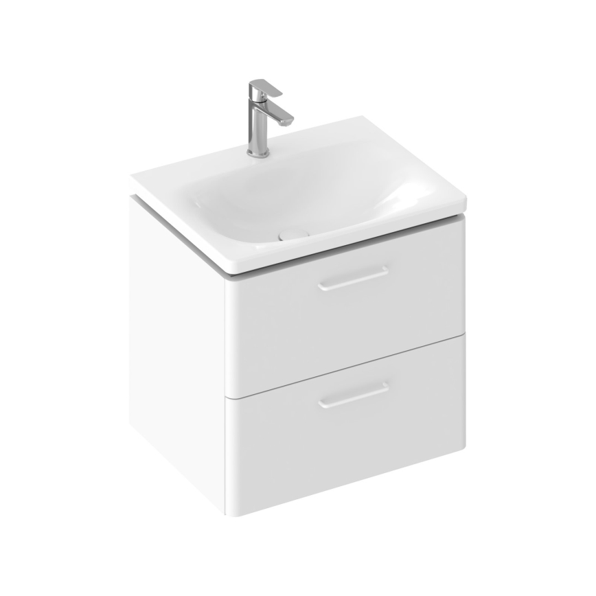Ravak XJX01250000 - Lavatório encastrado BALANCE 50x46,5 cm cerâmica/branco