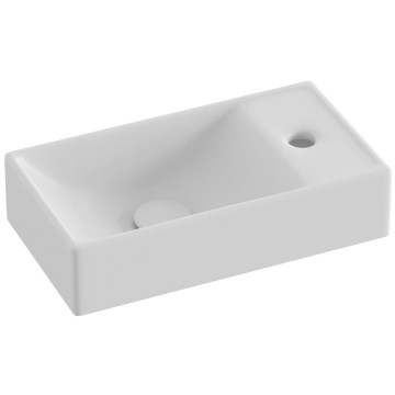 Ravak XJXP1240000 - Lavatório suspenso VEDA 40,8x22,2 cm cerâmica/branco