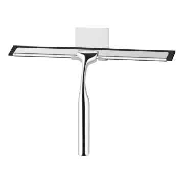 REA-70000 - Rodo para vidro com suporte, acabamento cromado brilhante