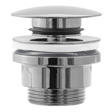 REA-A5217 - Válvula CLICK-CLACK para lavatório Ø 6,4 cm, cromo brilhante