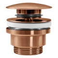 REA-A5632 - Válvula CLICK-CLACK para lavatório, diâmetro 6,4 cm, cobre escovado
