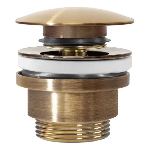 REA-A8110 - Válvula para lavatório CLICK-CLACK Ø 6,4 cm dourada