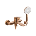 REA-B0492 - Conjunto de banheira AVALON, acabamento em cobre escovado