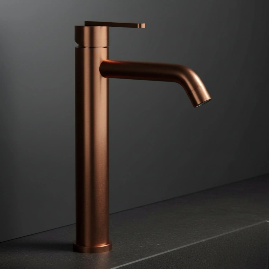 REA-B0971 - Torneira de lavatório ONTARIO 30 cm em cobre escovado