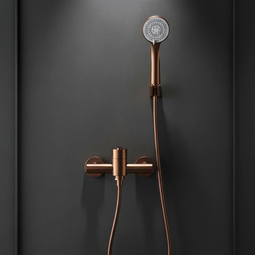 REA-B0974 - Conjunto de duche com misturador ONTARIO em cobre