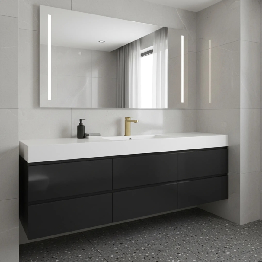 REA-B0976 - Torneira de lavatório ARLO 17 cm dourada escovada