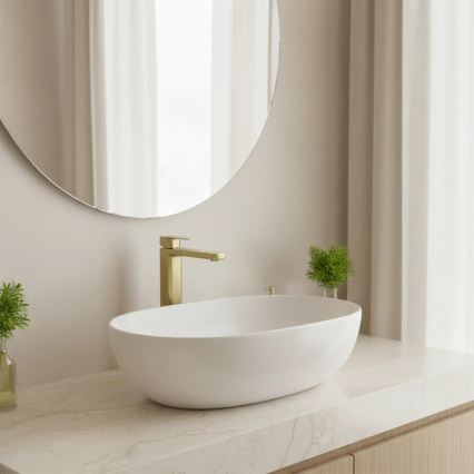 REA-B0977 - Torneira para lavatório ARLO 30 cm ouro escovado