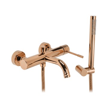REA-B0980 - Conjunto para banheira LUNGO DIAMOND, cobre escovado