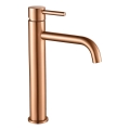 REA-B1114 - Misturadora de lavatório LUNGO 28 cm cobre escovado