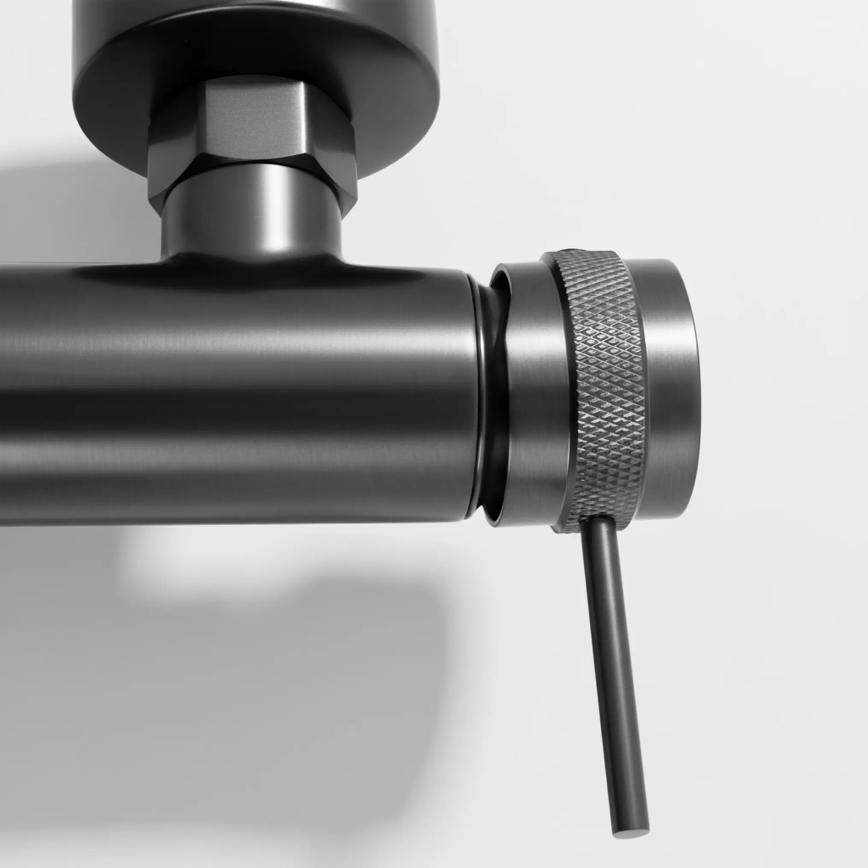 REA-B2352 - Conjunto para banheira LUNGO titânio
