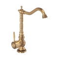 REA-B2500 - Torneira para lavatório VENICE RETRO 32 cm, acabamento dourado escovado
