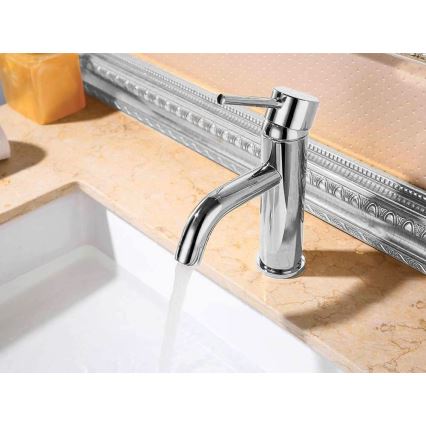 REA-B4101 - Torneira para lavatório LUNGO 16,5 cm cromo brilhante