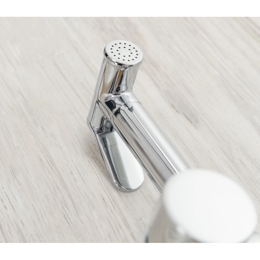 REA-B4106 - Misturadora para bidé com duche de mão para instalação encastrada LUNGO cromado brilhante