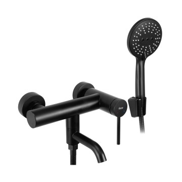 REA-B4240 - Conjunto para banheira CLIF preto mate