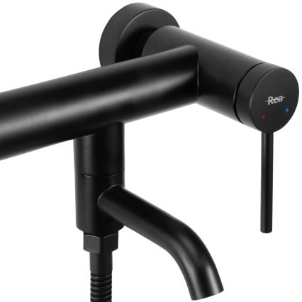 REA-B4240 - Conjunto para banheira CLIF preto mate