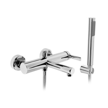 REA-B4525 - Conjunto para banheira PIXEL cromado brilhante