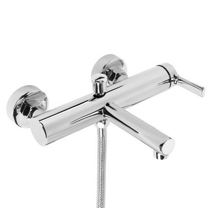 REA-B4525 - Conjunto para banheira PIXEL cromado brilhante